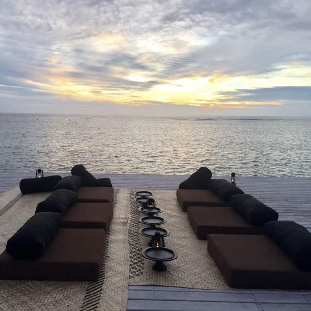 Jetty Champagne & Sashimi Dinner for Two in Fiji