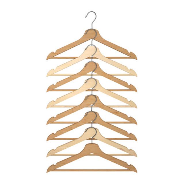 BUMERANG				Hanger, natural $4.99 / 8 pack