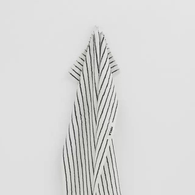 Bath Towel (Racing Green Stripes) by TEKLA