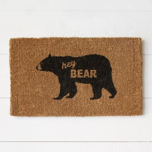 Hey Bear Coir Doormat