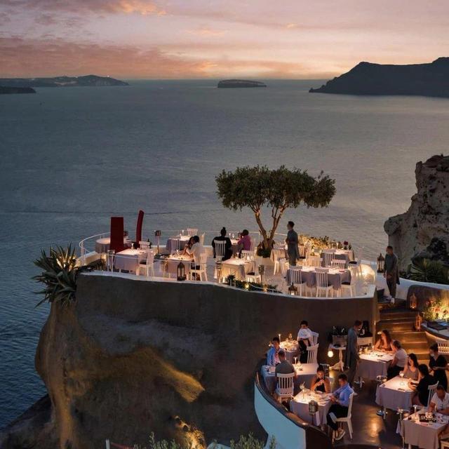 Santorini Sunset Dinner for Two