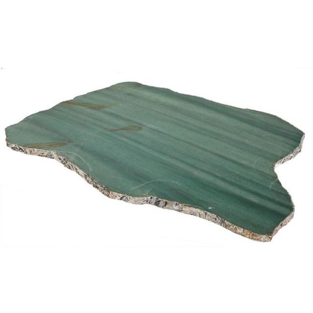 Kiva Platters Emerald Quartz With Silver Platter