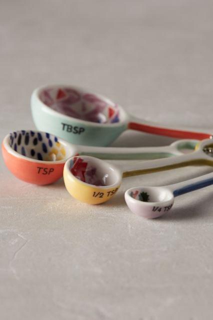 Handpainted Atoll Measuring Spoons- Anthropologie