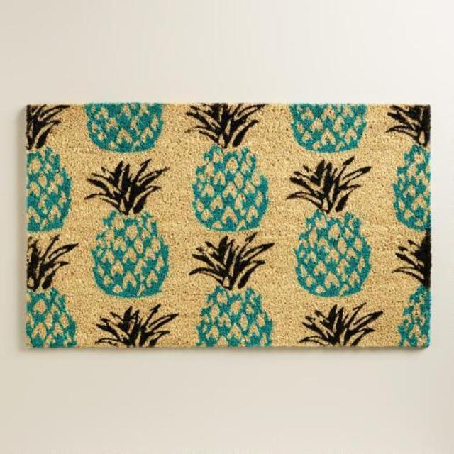 Blue Pineapple Doormat- World Market