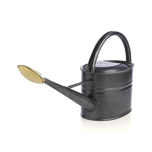 Haws Slimcan 5-liter Graphite Watering Can- Crate & Barrel