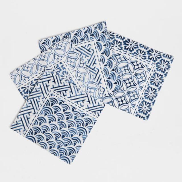 GEOMETRIC PRINT NAPKINS (SET OF 4) - | Zara Home