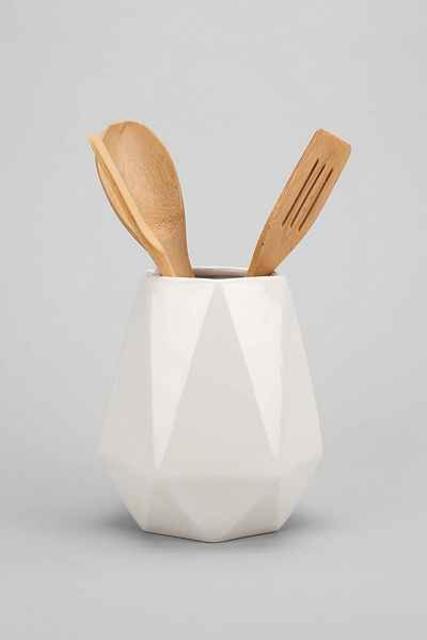 Faceted Utensil Holder- Urban Outfitters