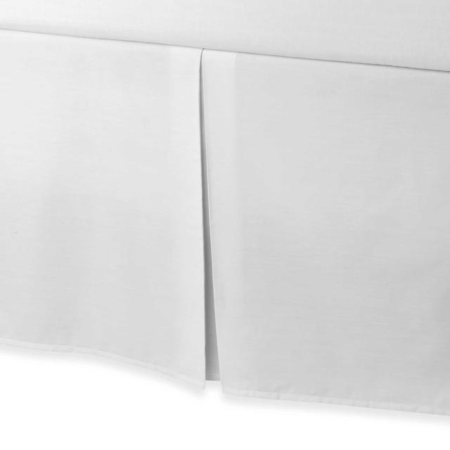 smoothweave™ Tailored 18-Inch Queen Bed Skirt in White