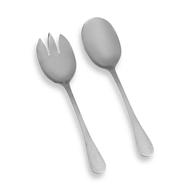 Ginkgo Lafayette Stainless Steel 2-Piece Salad Serving Set