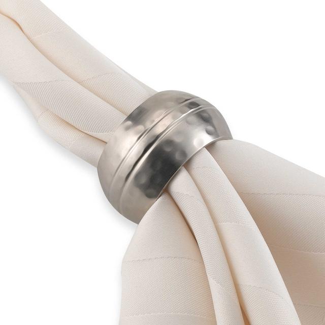 Orbit Brushed Silver Napkin Ring