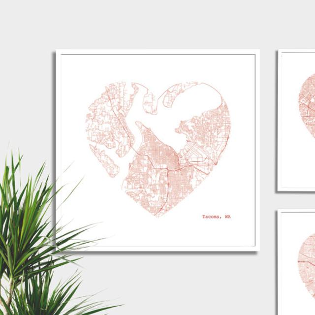 Tacoma Map Art by Tim and April Norris