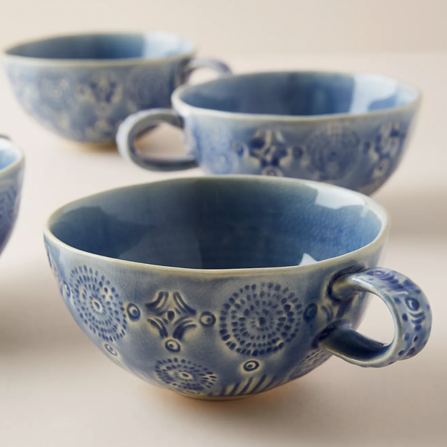 Old Havana Mugs, Set of 4