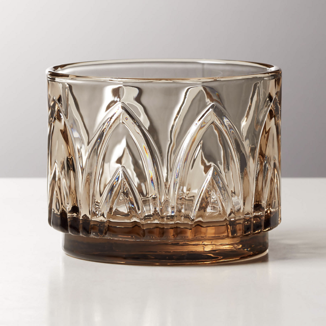 Buchanan Smoke Stacking Double Old-Fashioned Glasses