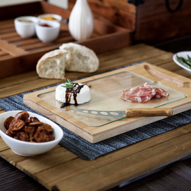 Picnic Time Icon Cheese Board & Knife Set