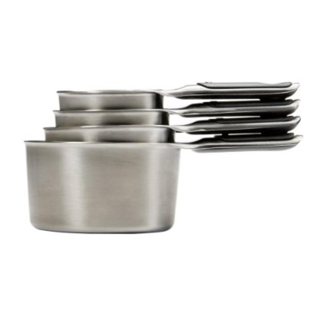 OXO Good Grips Stainless Steel Measuring Cups with Magnetic Snaps