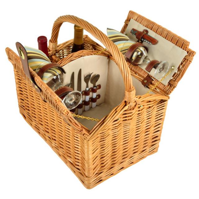Vineyard 2 Person Picnic Basket                        by                    Picnic At Ascot