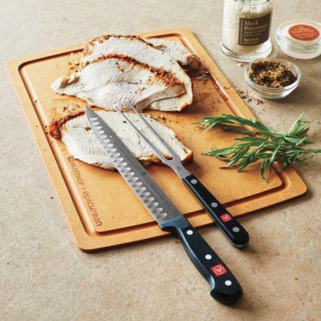 Wüsthof® Gourmet Carving Set with Epicurean® Cutting Board