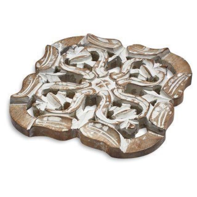 Wood Scroll Trivet
