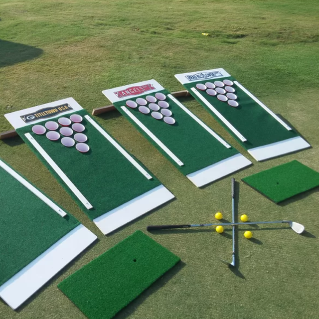 The Original Backyard Single Golf Cornhole Board