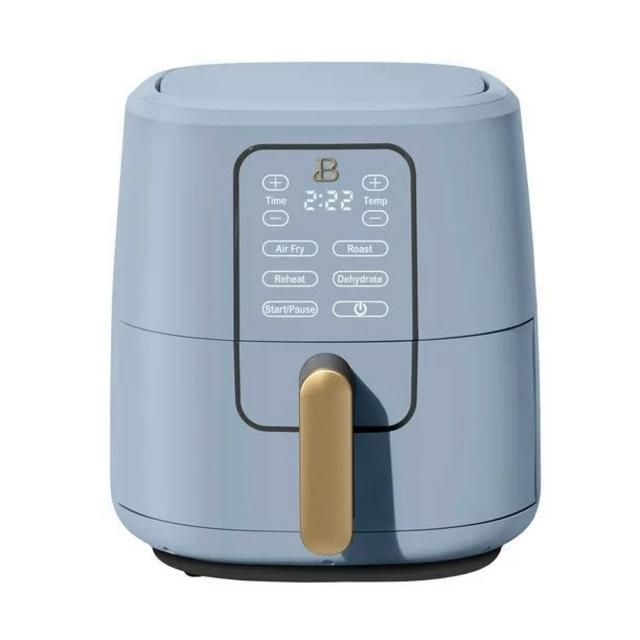 Beautiful 6QT Touchscreen Air Fryer, Cornflower Blue