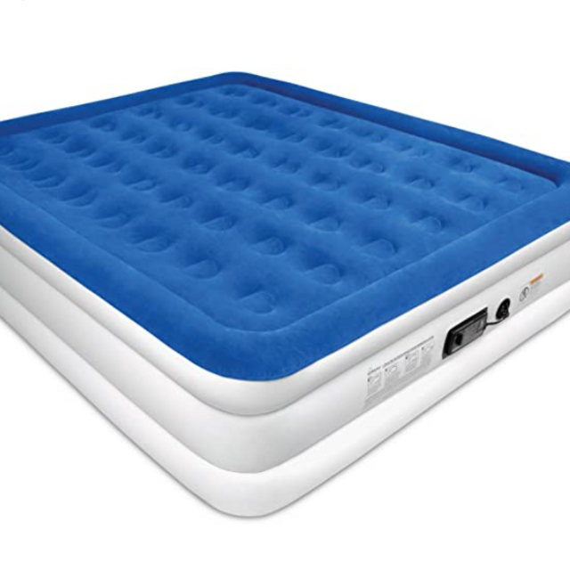 SoundAsleep Dream Series Air Mattress with ComfortCoil Technology & Internal High Capacity Pump - Queen Size
