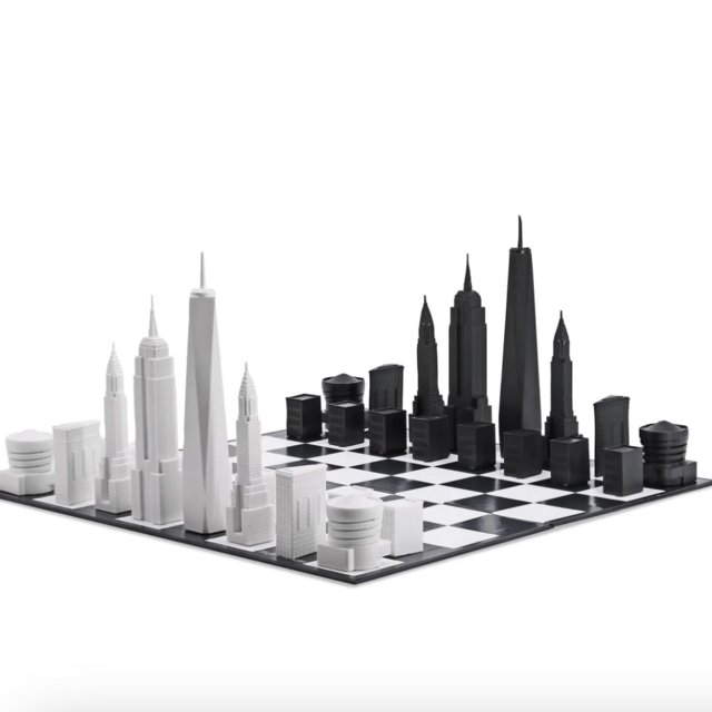 NYC Skyline Chess Set