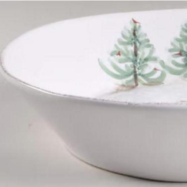 Christmas Dinnerware: 10" Shallow Bowl