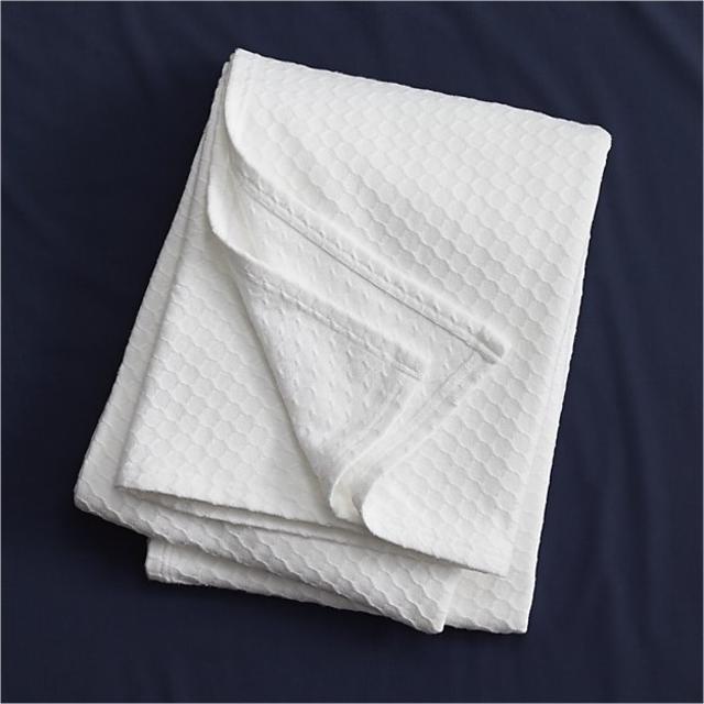 hive white full/queen blanket