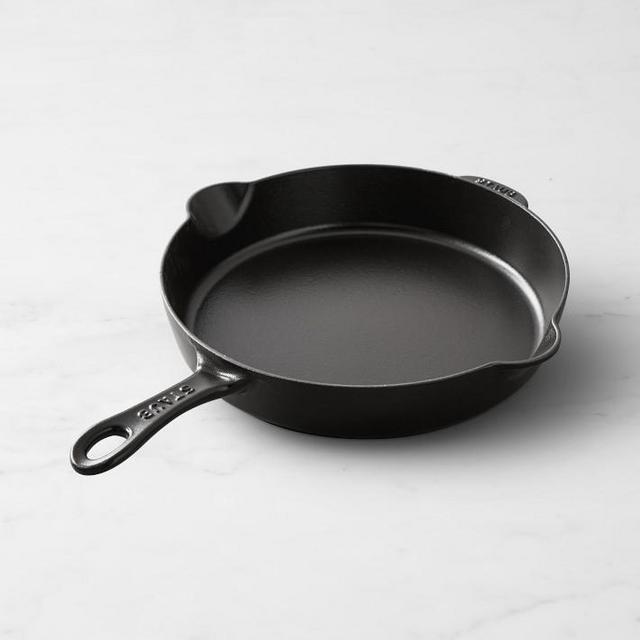 Staub Enameled Cast Iron Traditional Deep Skillet, 11" Black
