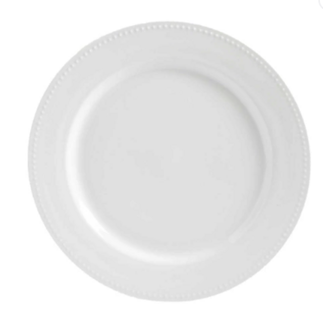 Our Table™ Simply White Beaded Dinner Plate
