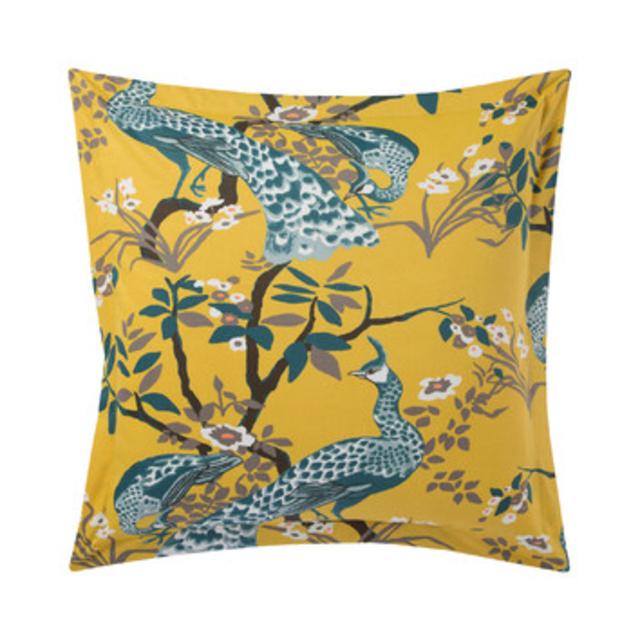 Dwell Studio // Peacock Citrine Sham