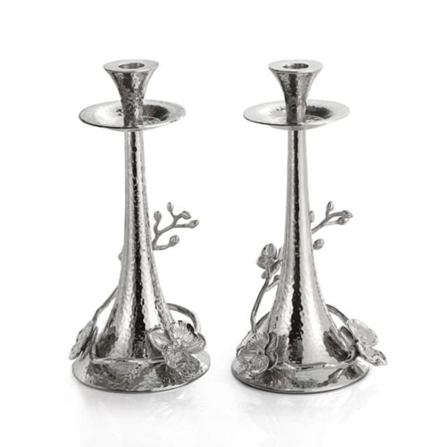 Michael Aram White Orchid Candleholders