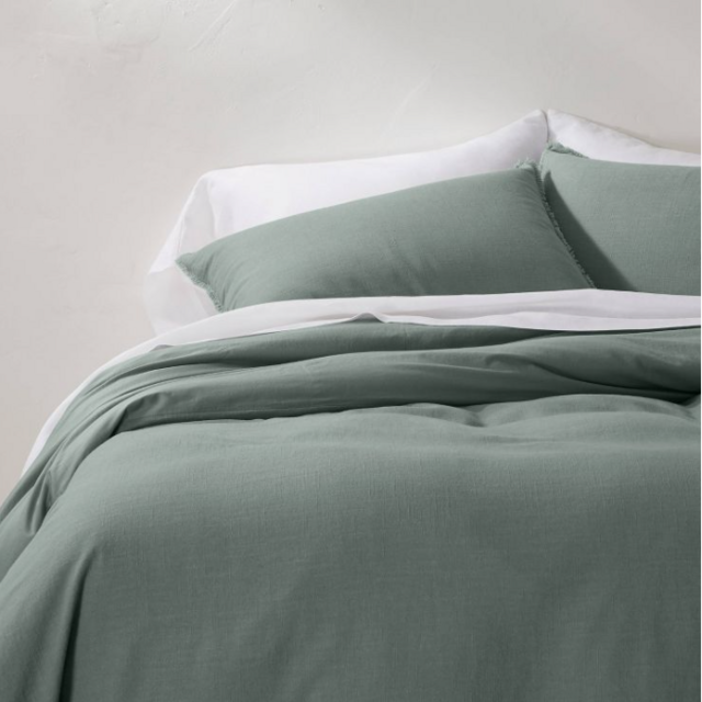 Duvet Cover & Pillow Sham Set - Sage
