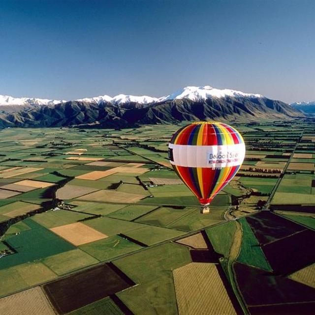 Hot Air Balloon near Mt Cook