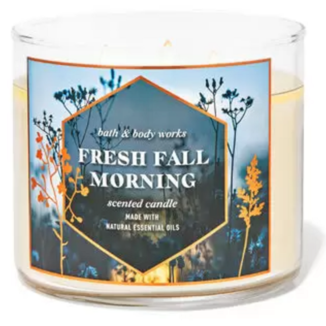 Fresh Fall Morning 3-Wick Candle