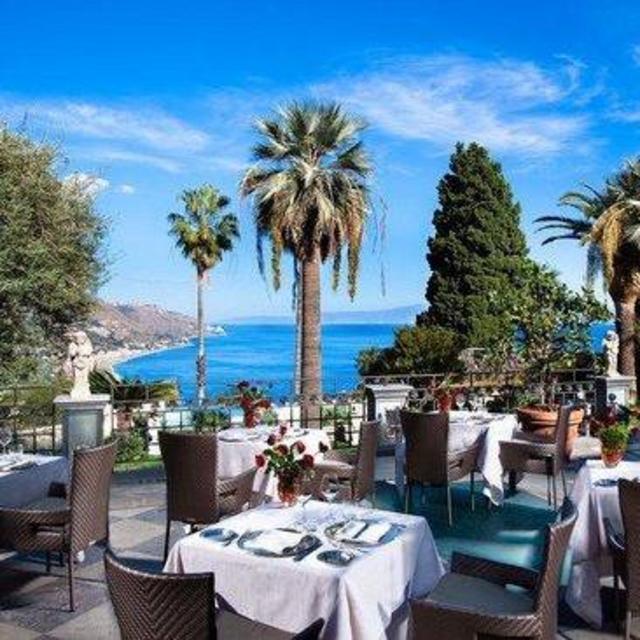 Honeymoon Dinner - St Geogre by Heinz Beck in Sicily