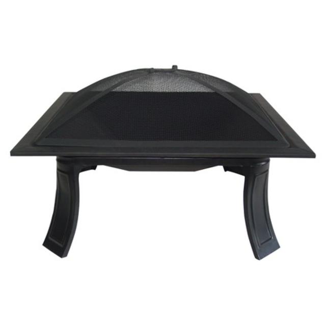 Square Folding Steel Fire Bowl - 26" -Threshold™ product details page