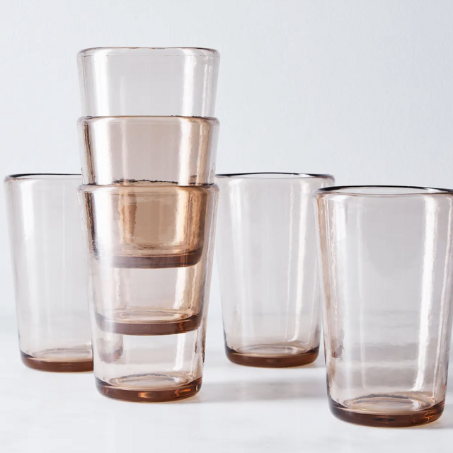 Veranda Outdoor Tall Tumblers in Amber