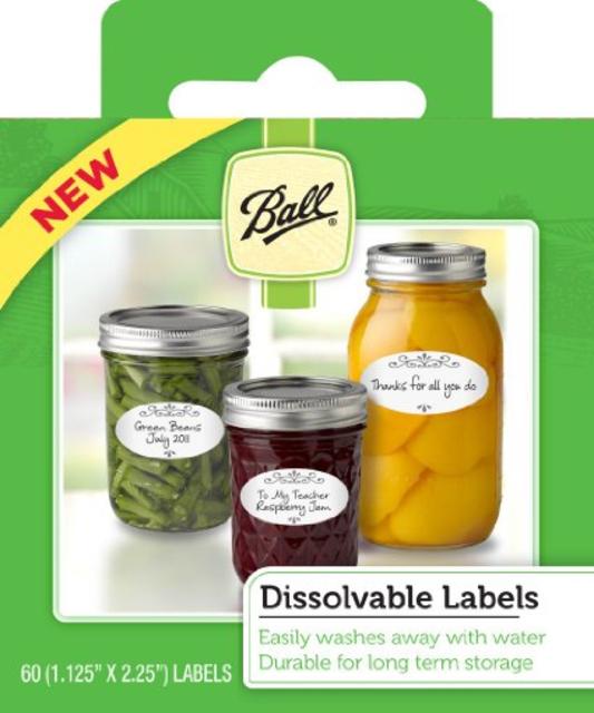 Ball Dissolvable Labels  - (Set Of 60) (by Jarden Home Brands)