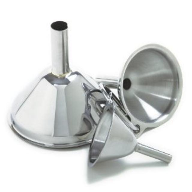 Norpro 3-Piece Stainless Steel Funnel Set