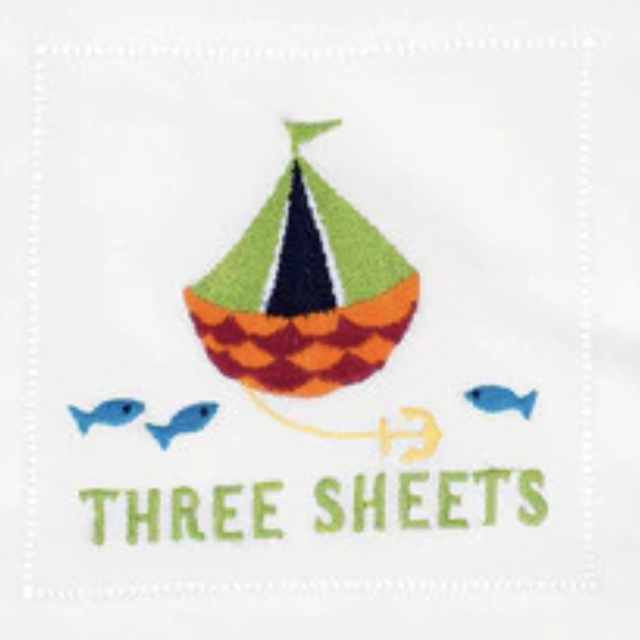 Three Sheets to the Wind Cocktail Napkins (4)