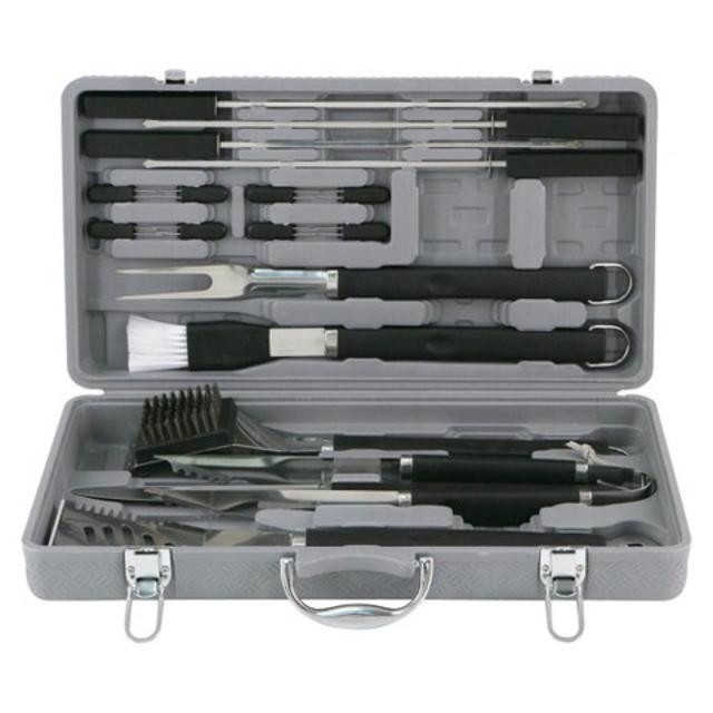 Mr. Bar-B-Q 18 Piece Grill Tool Set with Plastic Case product details page