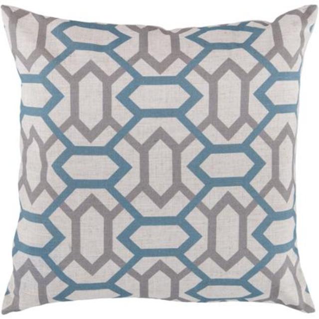 Libby Langdon Carlisle Hand Crafted Gateway Pattern Decorative Pillow with Poly F...