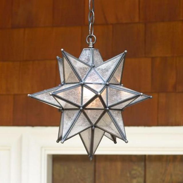 Olivia Star Pendant, Bronze finish