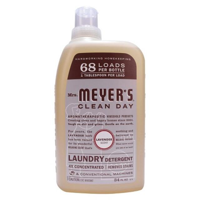 Mrs. Meyer's Laundry Detergent 4X Lavender - 34 oz