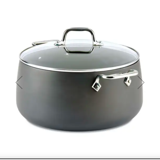 HA1 Hard Anodized Nonstick Cookware, Stockpot with lid, 8 quart