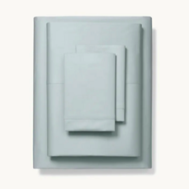 Percale Hemmed King Sheet Set (2 sets total)