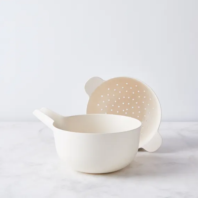 Ekobo Recycled Bamboo Colander & Pour Bowl Set