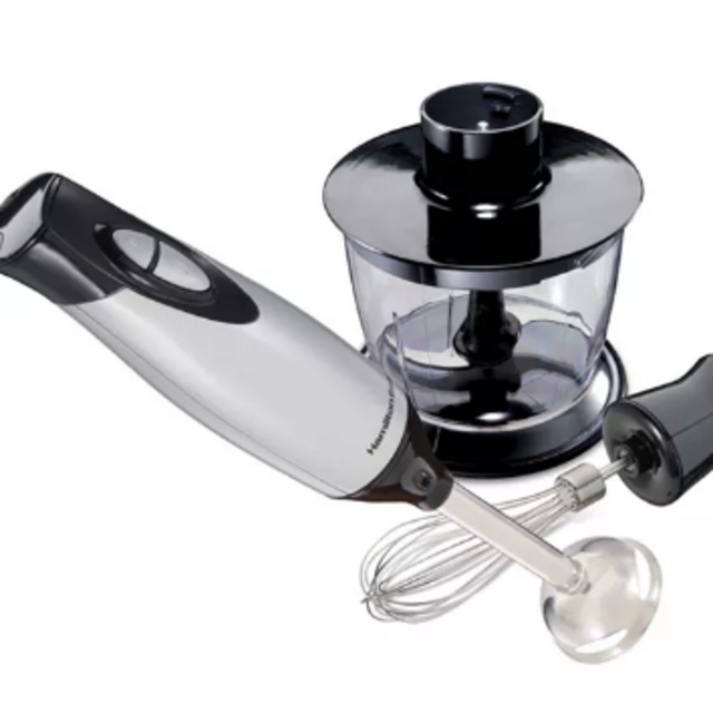Hamilton Beach 2-Speed Hand Blender with Whisk and Chopping Bowl