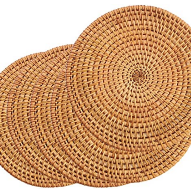 Rattan Trivets for Hot Dishes